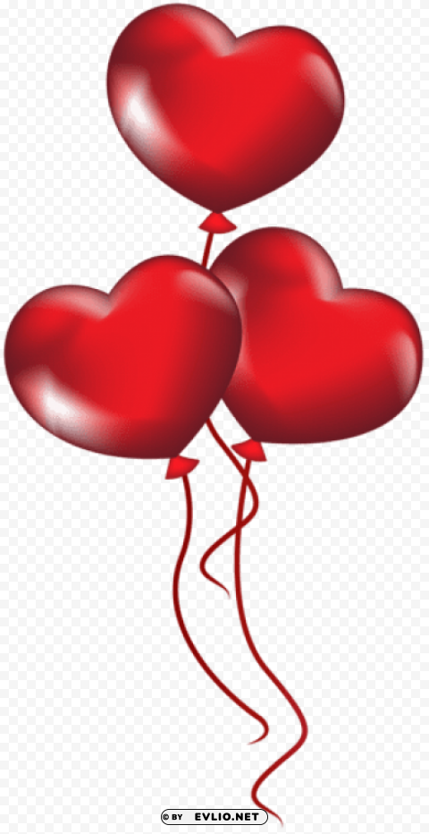 heart balloons ClearCut Background PNG Isolation