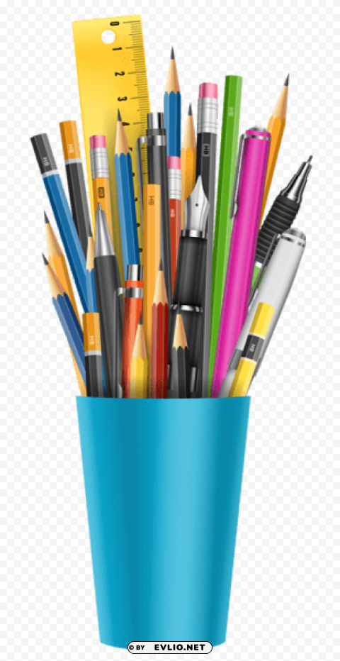 pencil cuppicture Transparent Background Isolated PNG Icon