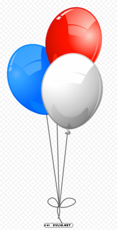 usa colors balloons Transparent image