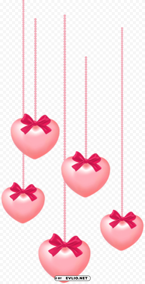 deco hearts Isolated Graphic in Transparent PNG Format