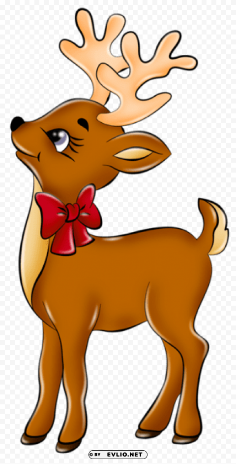 cute reindeer Transparent PNG Object Isolation