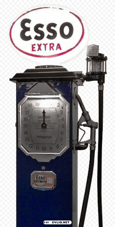 esso petrol pump Transparent PNG images complete package