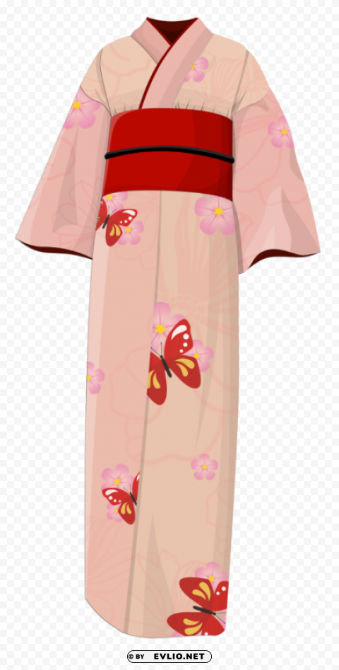 Kimono Isolated PNG Element with Clear Transparency