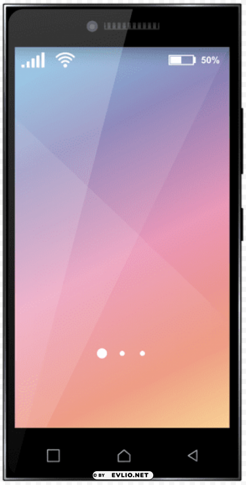 smartphone PNG Image Isolated on Transparent Backdrop