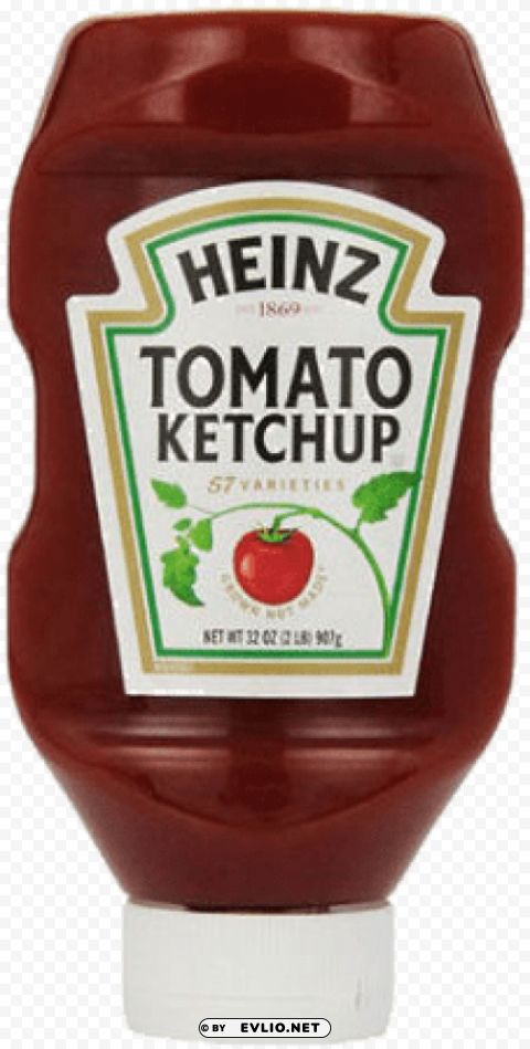 heinz tomato ketchup 400ml Clear Background PNG Isolated Graphic Design