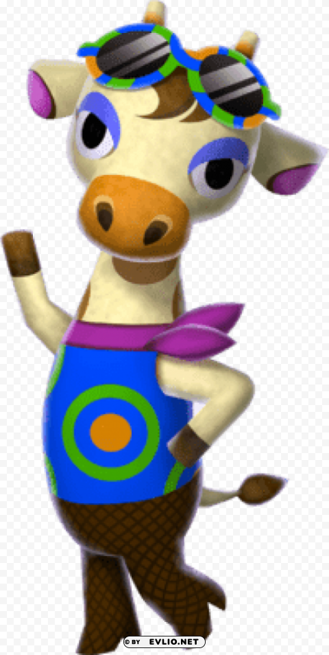 animal crossing gracie Isolated Artwork in HighResolution Transparent PNG