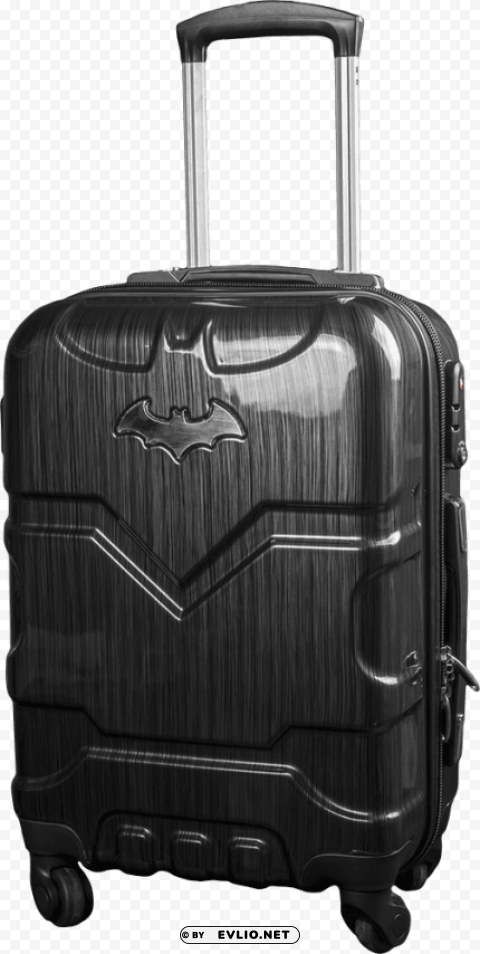 batman small pc suitcase Isolated PNG Object with Clear Background png - Free PNG Images ID d6bdf935