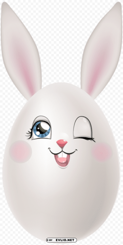 easter bunny egg Isolated Element on Transparent PNG