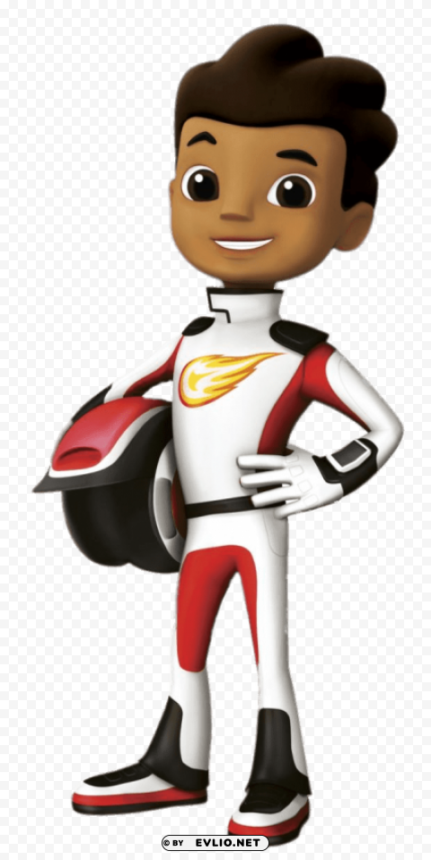Aj Without Helmet Isolated Character In Transparent Background PNG