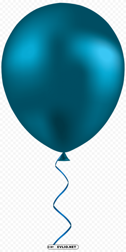 blue balloon PNG graphics with clear alpha channel selection