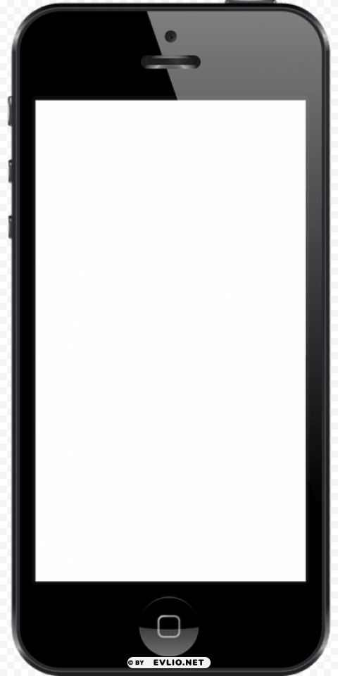iphone black and white s Isolated Artwork in Transparent PNG Format