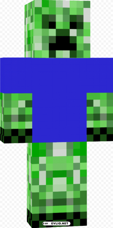 minecraft creeper arms PNG for educational use