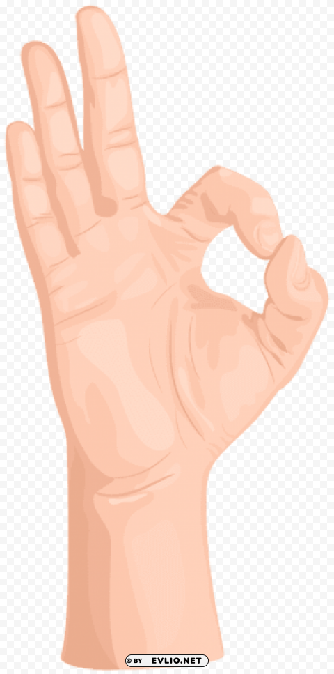 ok hand gesture PNG pictures without background
