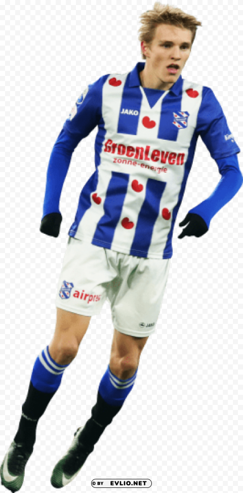 martin Ødegaard Isolated Graphic with Transparent Background PNG