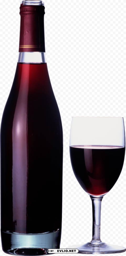 wine bottle Isolated Subject in Transparent PNG Format