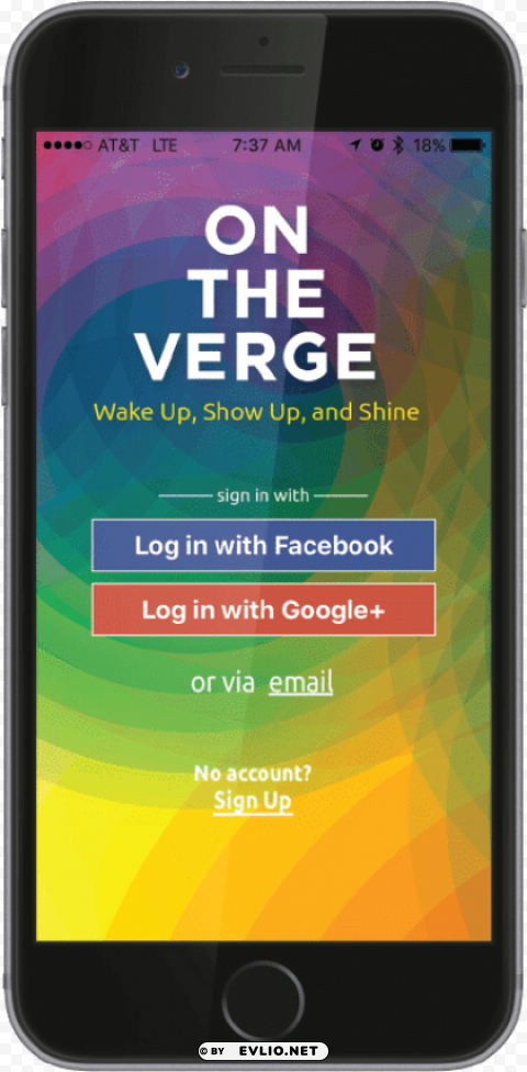verge wake up show up Alpha PNGs