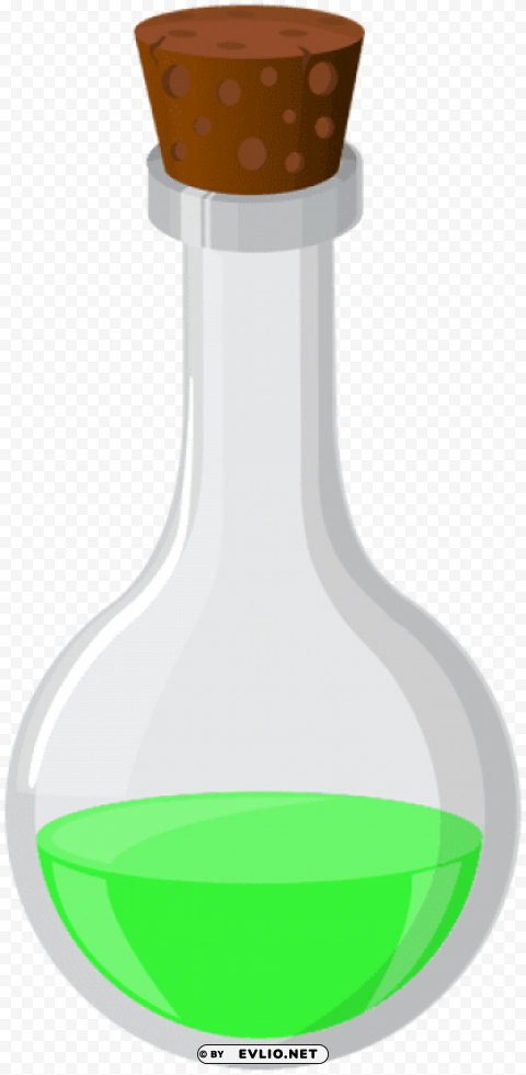 halloween potion green PNG Image with Transparent Isolated Graphic