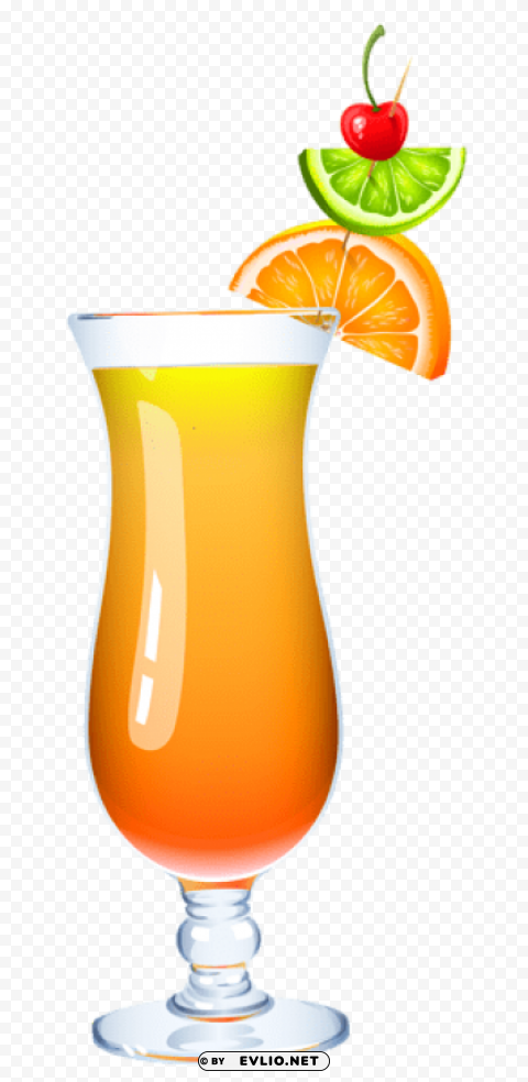 exotic cocktailpicture Clean Background Isolated PNG Character
