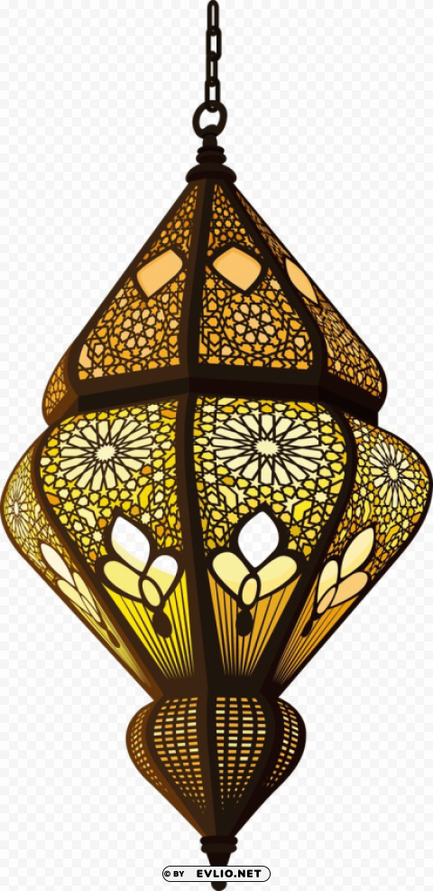 decorative lantern Isolated Character in Transparent PNG