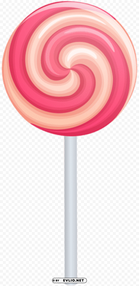 pink swirl lollipop Transparent background PNG images complete pack