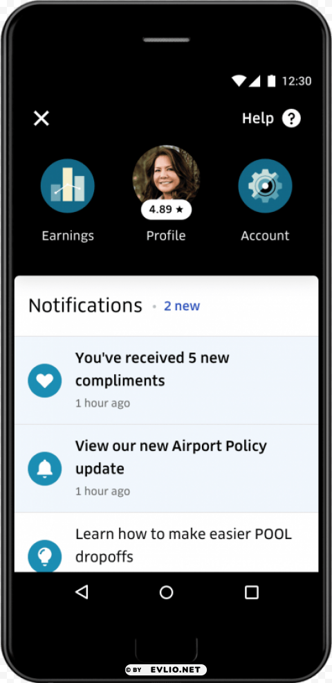 uber driver app 2018 Transparent PNG images set