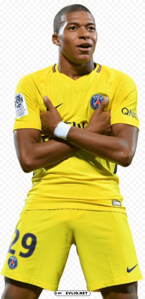 kylian mbappé Isolated Graphic Element in Transparent PNG