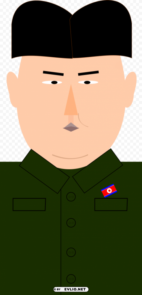 kim jong-un PNG graphics with transparent backdrop