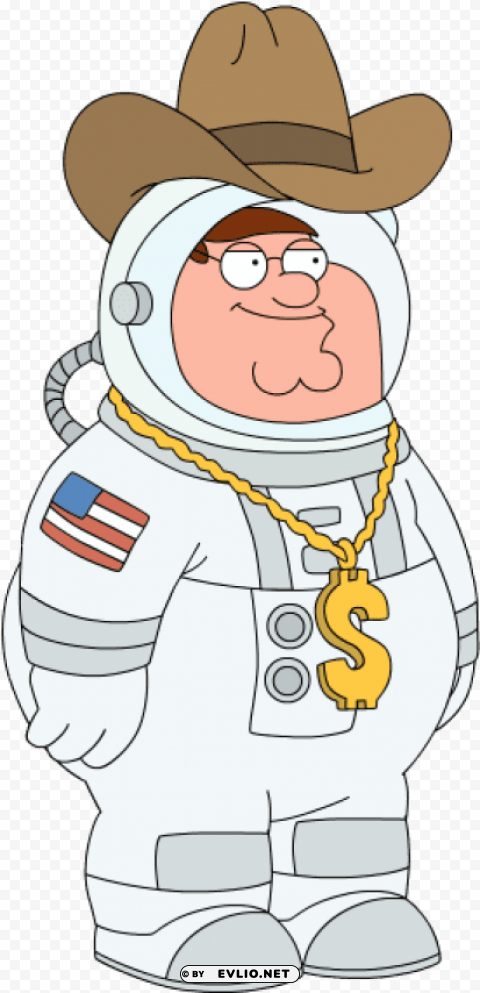 peter griffin space cowboy Transparent PNG image free