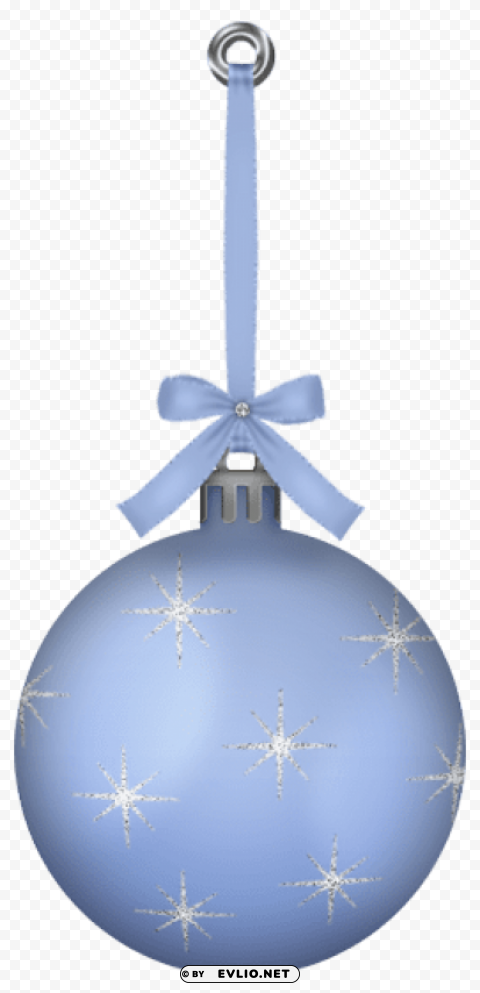 white blue hanging christmas ball ornament Isolated Element in HighResolution Transparent PNG