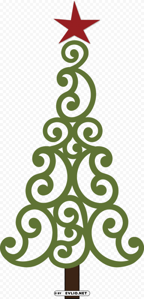 christmas tree fancy - circle ClearCut Background Isolated PNG Graphic Element PNG transparent with Clear Background ID 7161de64
