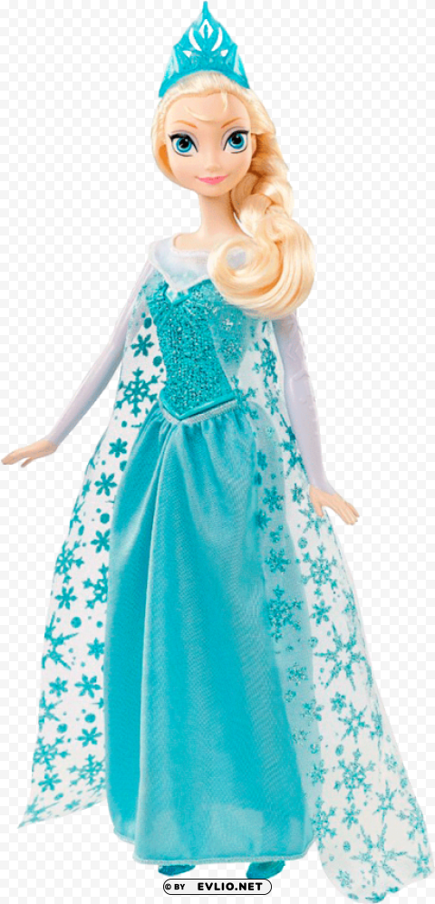 mattel disney princess frozen singing elsa doll PNG high resolution free