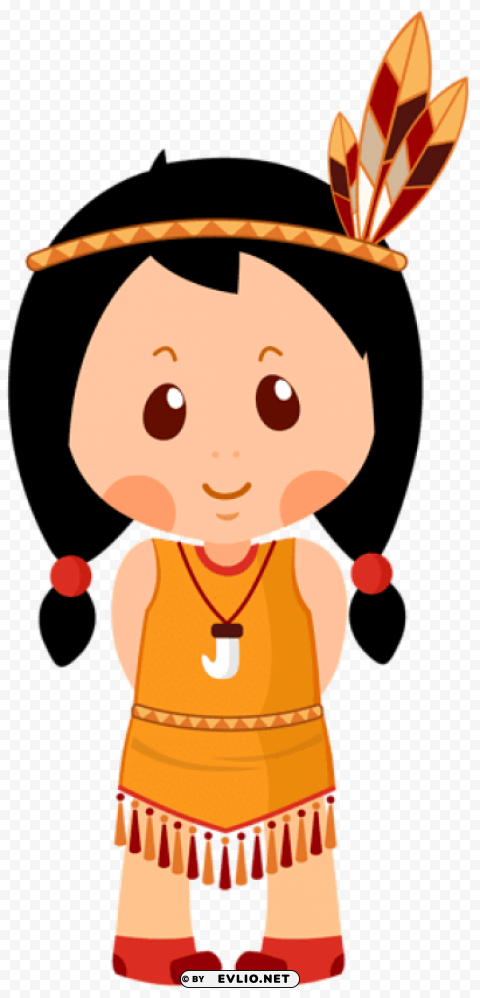 native american girl clipar PNG photo with transparency png images background -  image ID is 349d2fbd
