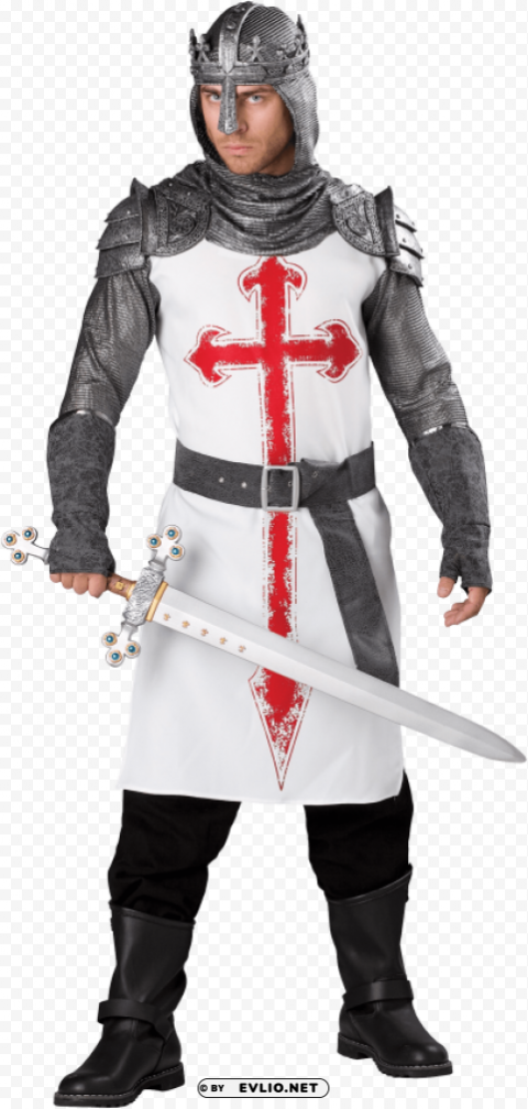 medival knight PNG images with alpha transparency diverse set