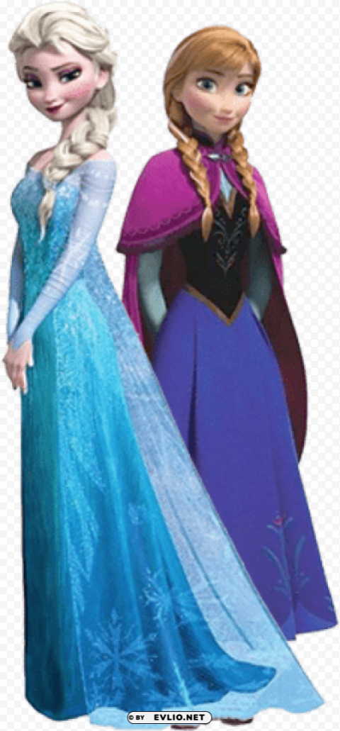 frozen princess elsa PNG Graphic Isolated on Transparent Background
