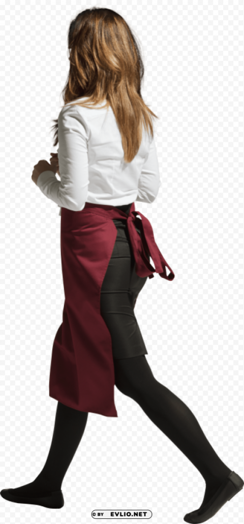 Transparent background PNG image of waitress Clear PNG graphics - Image ID 9b46013c