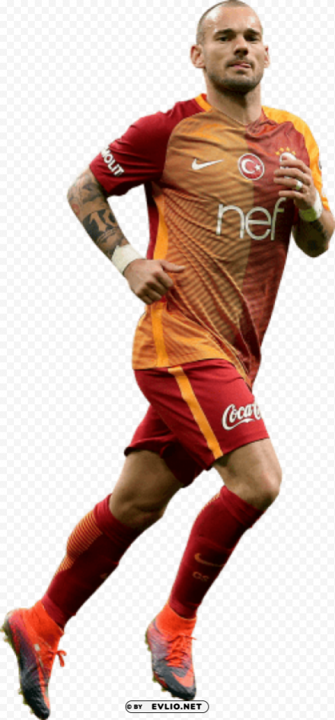 wesley sneijder ClearCut PNG Isolated Graphic