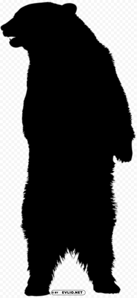 Transparent bear silhouette Transparent art PNG PNG Image - ID 5892cae0