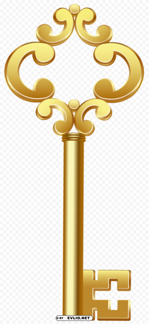 gold key Transparent PNG graphics assortment