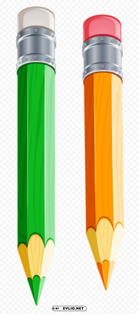 two pencils png vector No-background PNGs