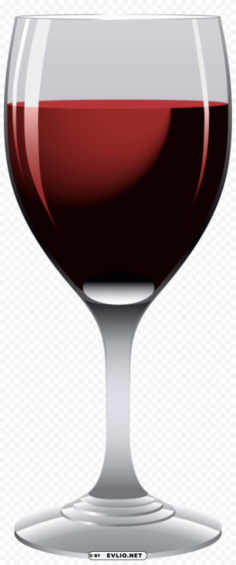 red wine glass PNG Image with Transparent Isolation