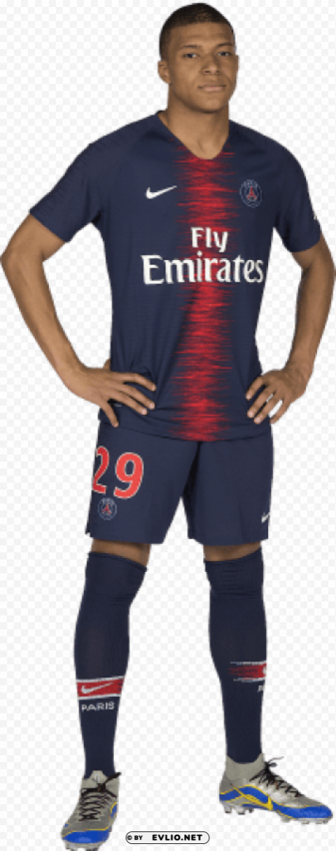 kylian mbappé PNG with Isolated Object and Transparency