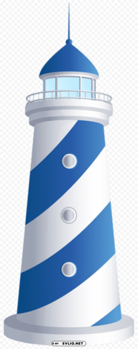 lighthouse Isolated Artwork on Transparent PNG