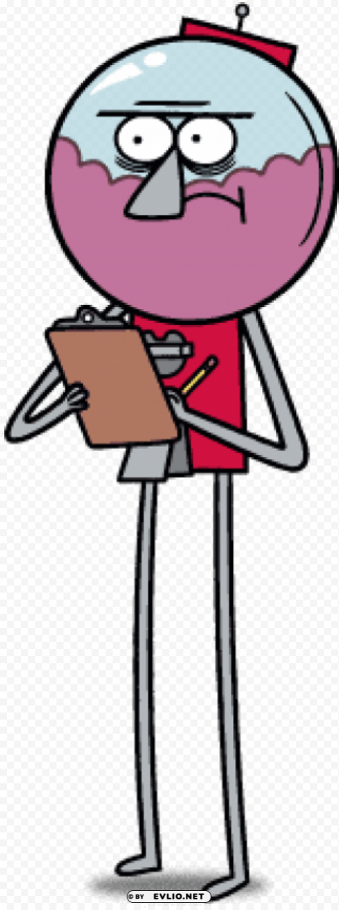 benson from regular show PNG images for editing