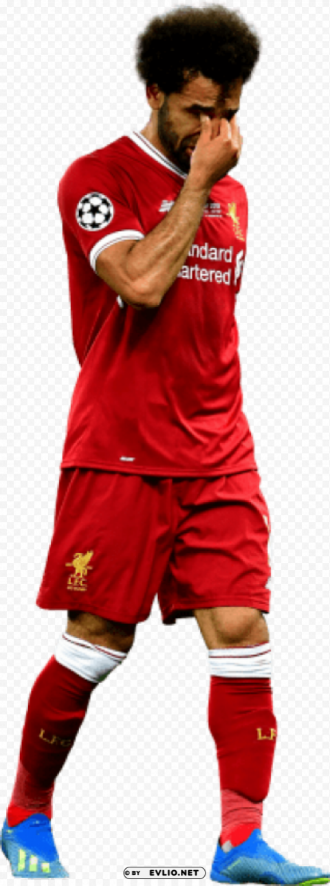 mohamed salah Isolated Design on Clear Transparent PNG