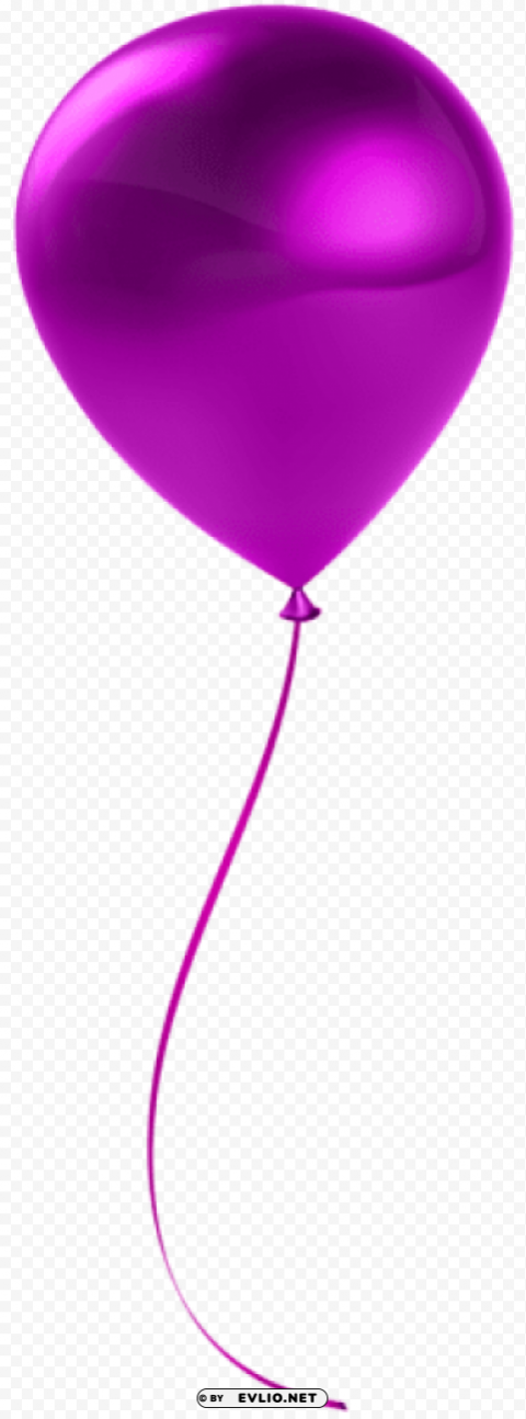 single balloon Transparent Background PNG Isolated Pattern