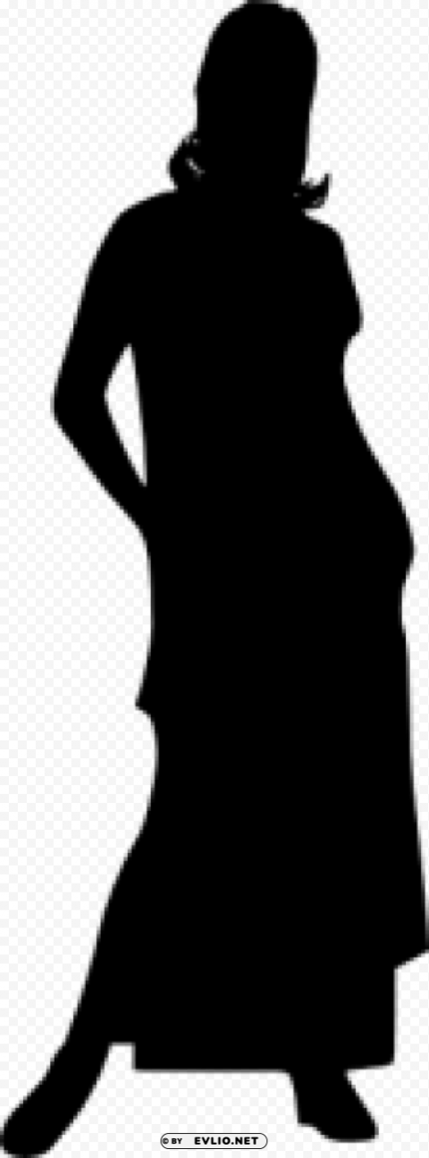 Woman Silhouette PNG transparent images for websites