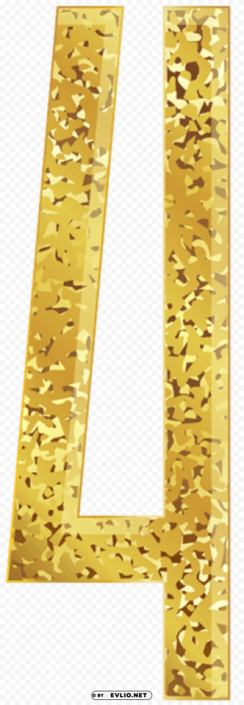 four gold transparent HighResolution PNG Isolated Illustration