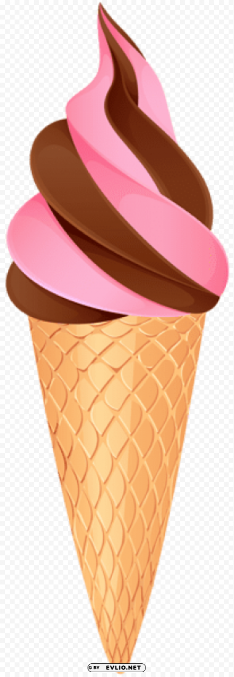 Two-color Ice Cream Transparent Picture PNG