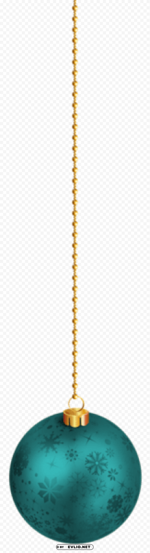 hanging blue christmas ball PNG clear images
