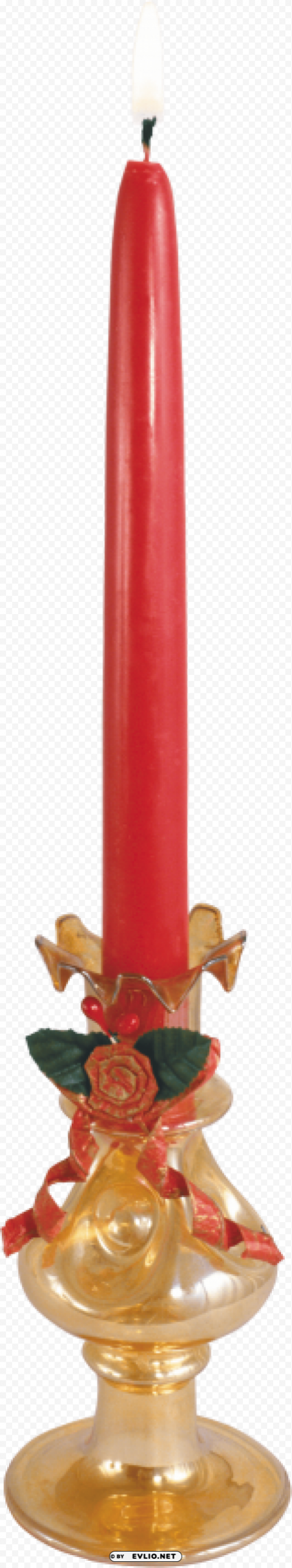 Red Candles PNG Download Free